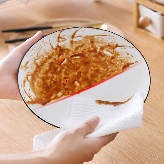 المتاح reusable spunlace غير المنسوجة النسيج المطبخ تنظيف مناديل الديمات بالجملة