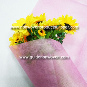 China GTTNp-p Pink Color Polyester Spunbond Non Woven Fabric For Fresh Flower Wrapping manufacturer GTTNp-p Pink Color Polyester Spunbond Non Woven Fabric For Fresh Flower Wrapping