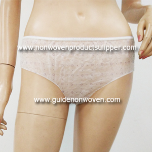 Mutandine non tessute monouso di viaggio di stampa del cuore di colori per signora