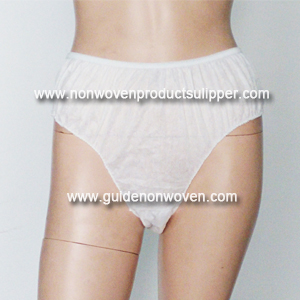 水刺無紡布一次性白色女士內褲