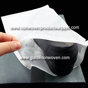 XS-WCSB weiße Farbe Vlies staubdicht Einweg Kordelzug Schuhbeutel