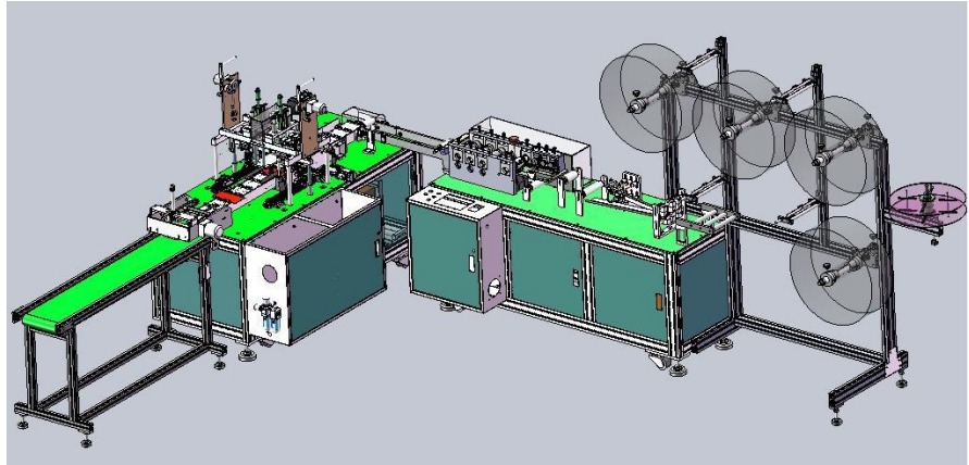 Automatic mask machine/automatic mask making machine
