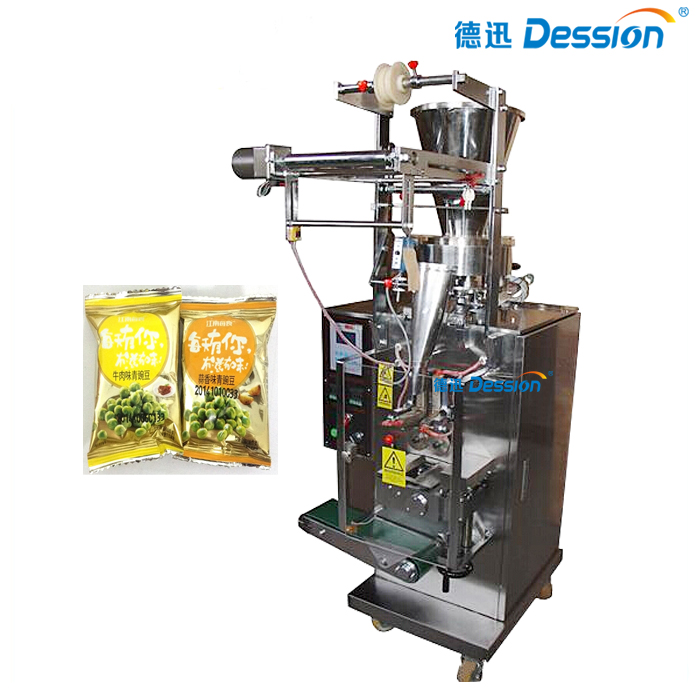 Crispy beans snacks food packing machine