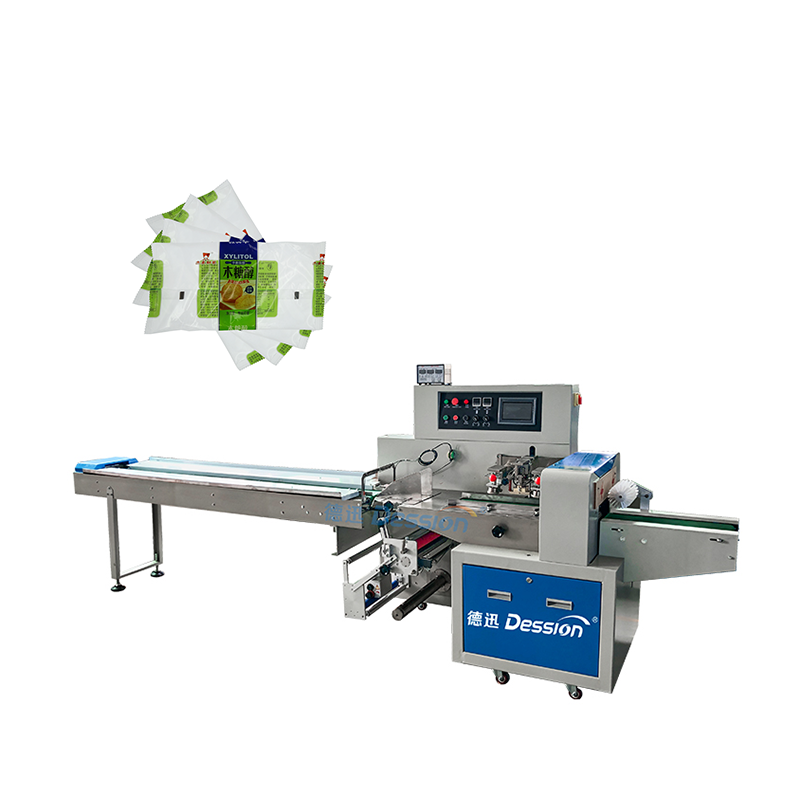 Máquina automática de embalaje de almohadas, palitos de pan, sándwich de magdalenas, para croissant, rebanada de pan