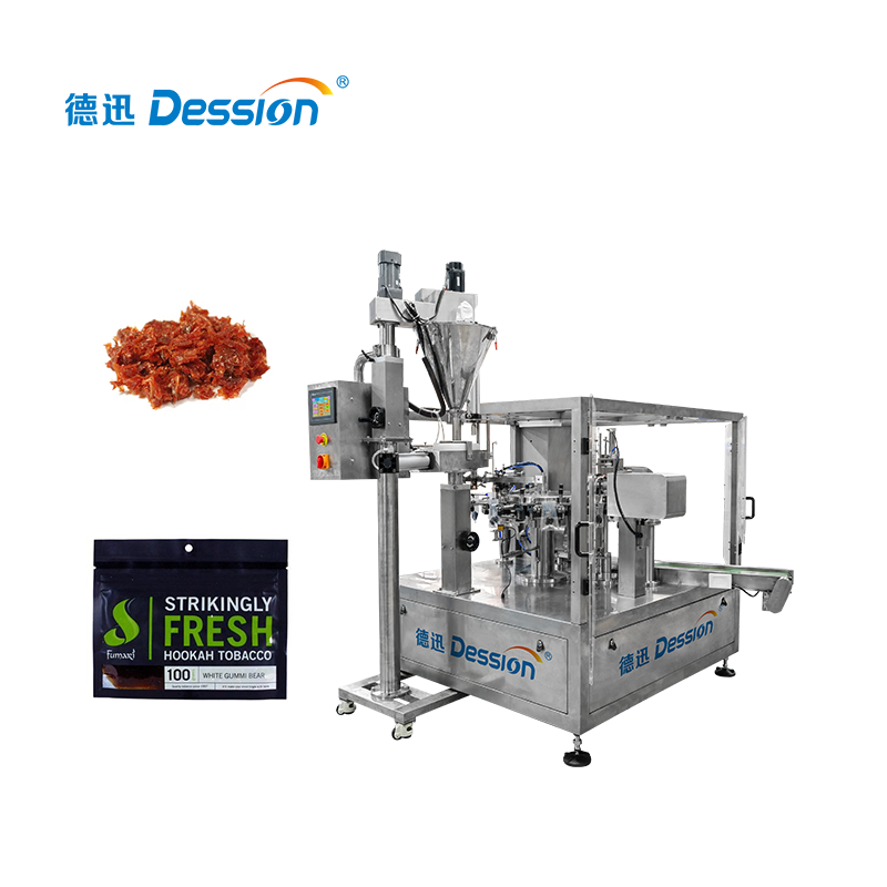 High Quality Automatic Stand Up Zipper Pouch Molasses Hookah Shisha Premade Bag Packaging Machine