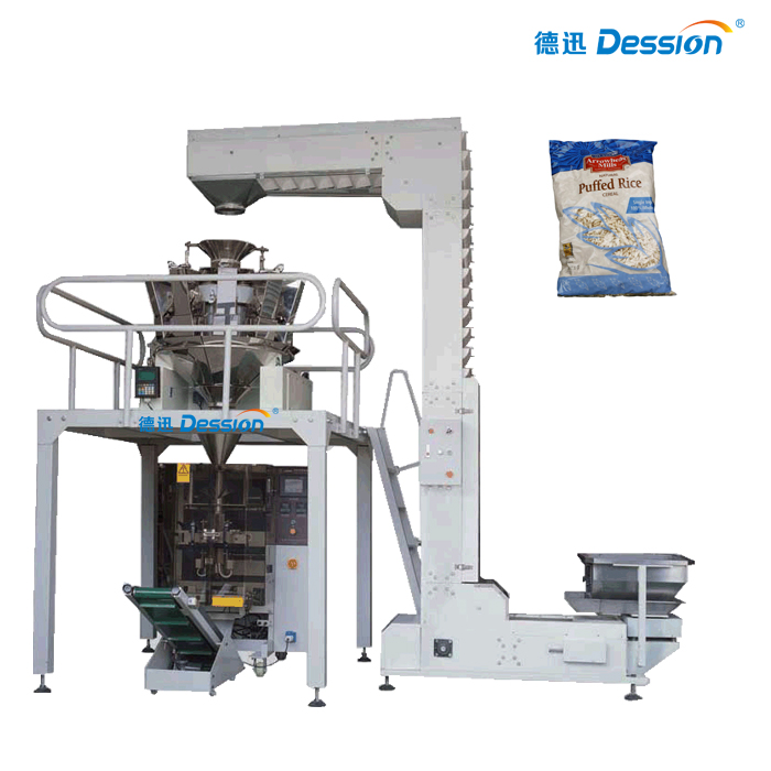Reliable quality microwave automatic puffed corn packing machine