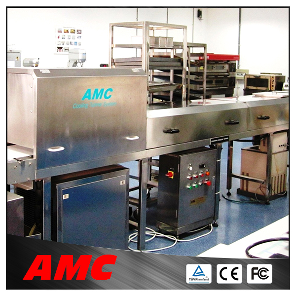 مجموعة كاملة من معدات التبريد نفق في الجهاز وجبة خفيفة