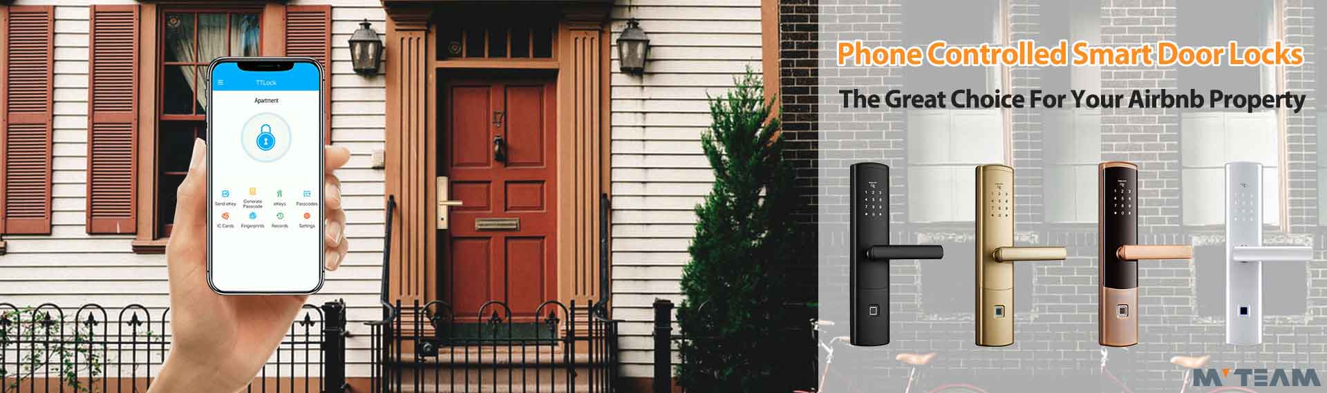 Telefongesteuertes Türschloss