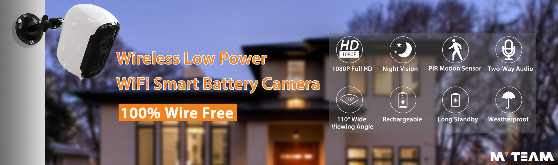 drahtlose Batteriekamera