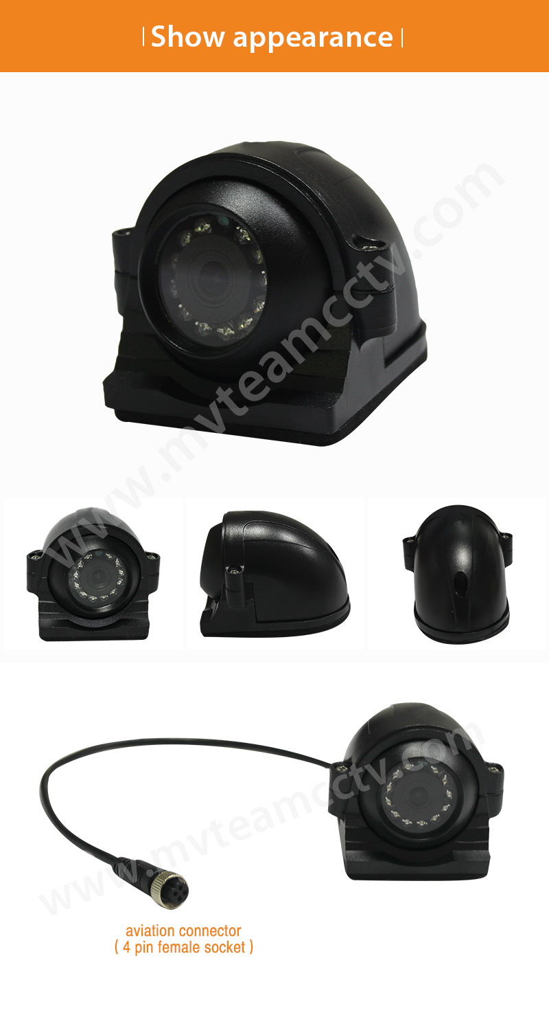 Vandal-proof Car Safety Monitoring AHD CCTV Camera 1080P HD Indoor Vehicle Security Camera