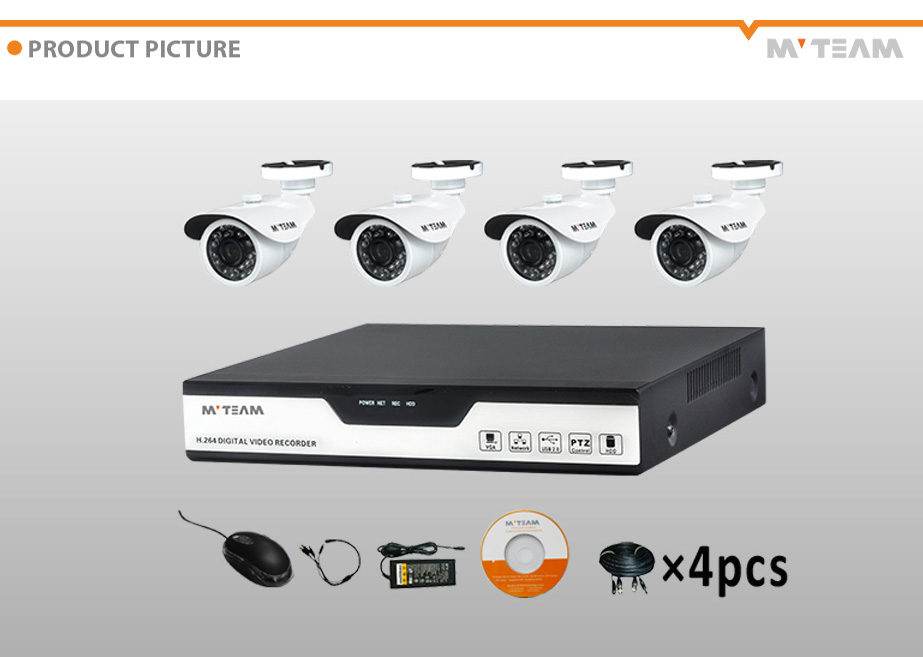 4CH Bullet DVR KITS