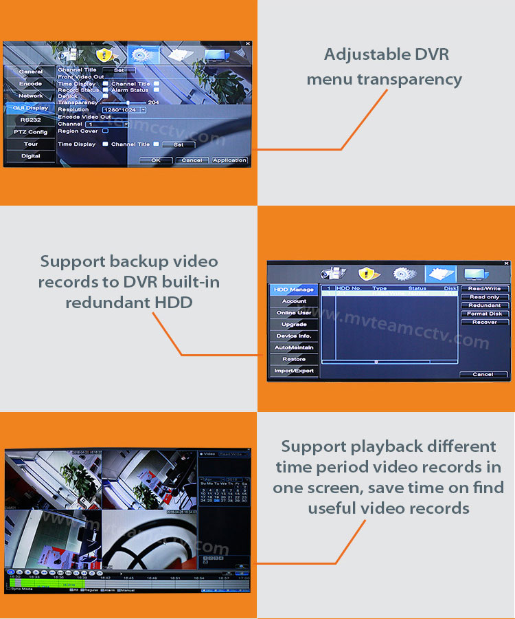 New! 4ch AHD CVI TVI CVBS IP 5-in-1 Hybrid DVR 1080 p (6704H80P)