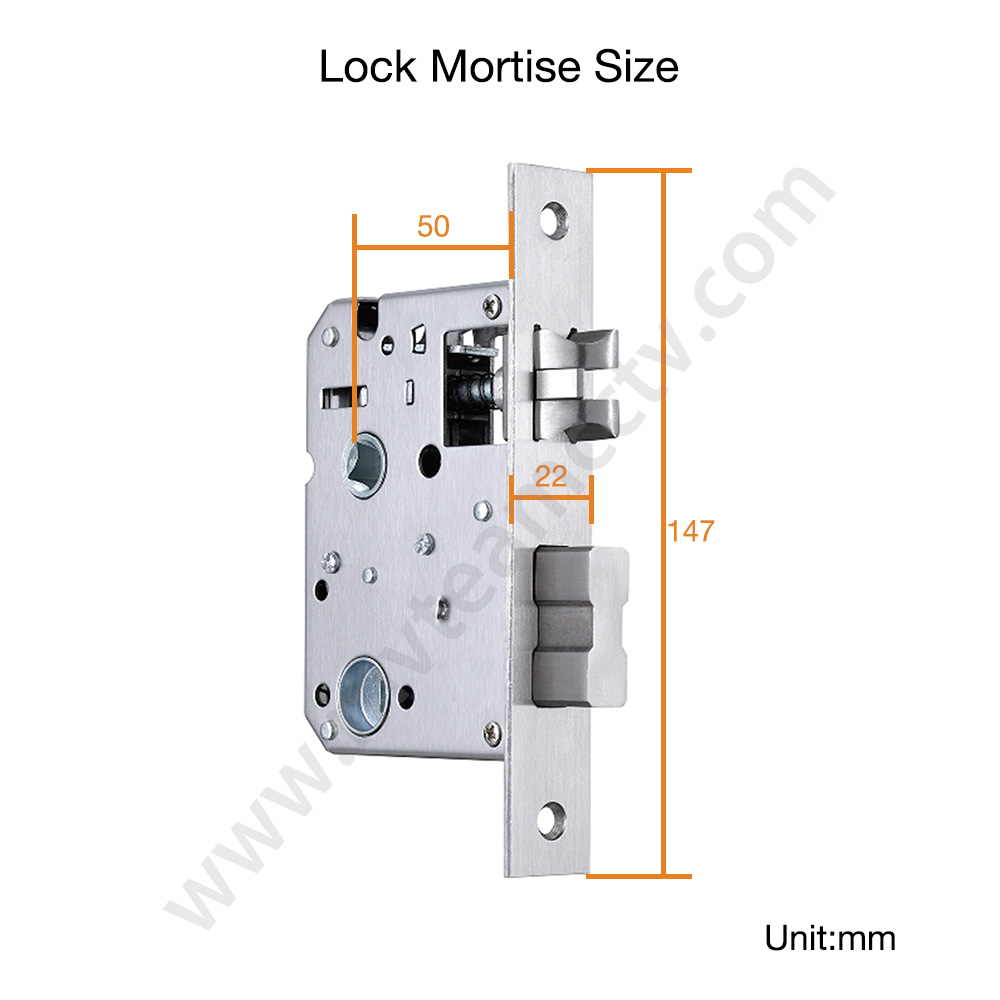 Keypad Electronic Door Lock Support Card Code APP Unlock Remote Generating Password