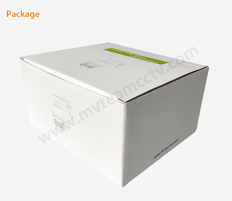 AI Human Tracking Outdoor WiFi 2.5 Inch Mini PTZ Camera Waterproof 1080P HD Smart Home IP Security Surveillance Camera