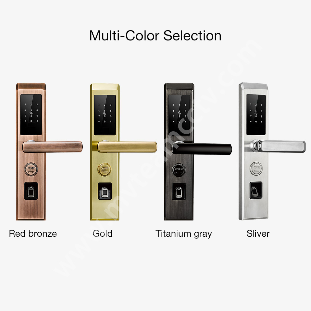 Remote Door Lock Fingerprint Recognition House Front Door Lock for Home Security