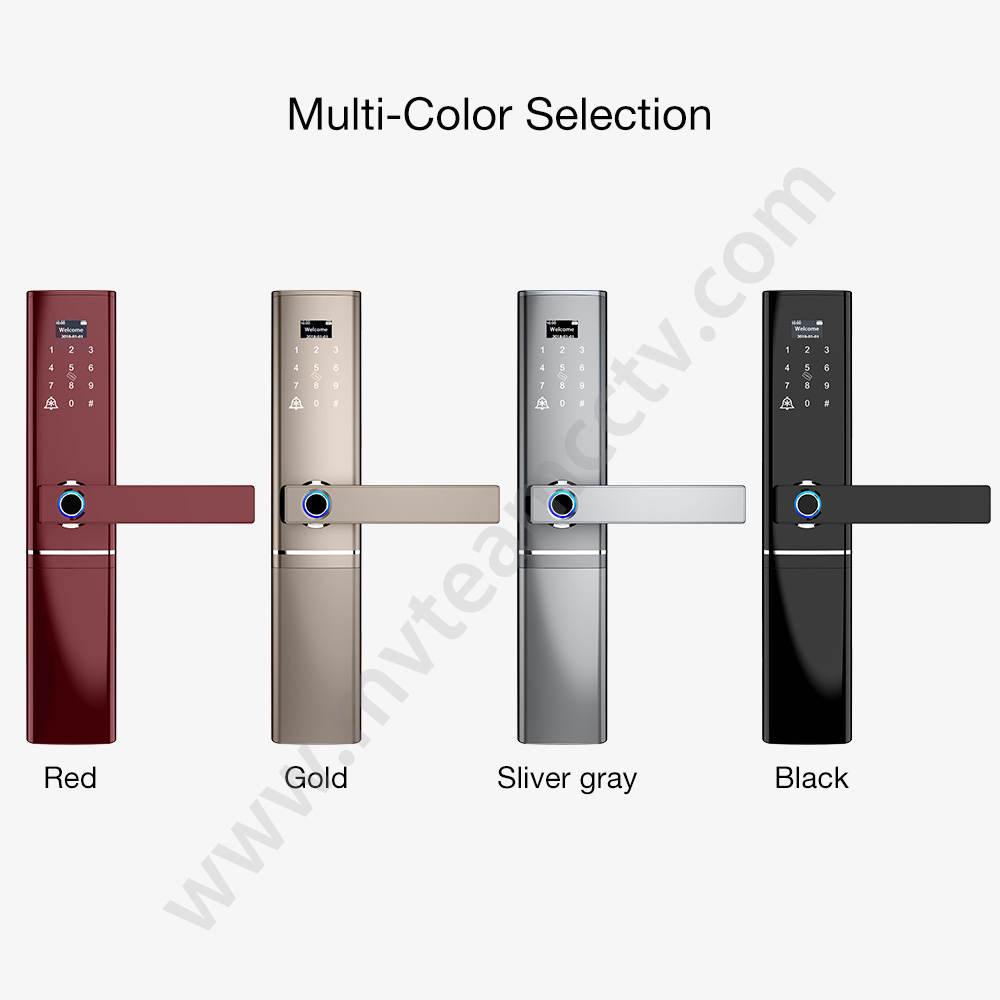 Entry Door Lockset with Deadbolt Residential Entry Electronic Smart Fingerprint Door Lock