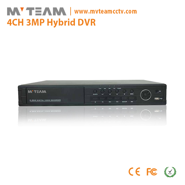 3MP 2048 * 1536 AHD DVR Großhandel TVI CVI NVR CVBS Hybrid 4-Kanal DVR(6404H300)
