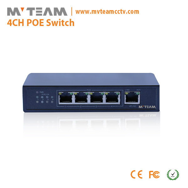 4CH POE-Adapter 100MPs MVT E04