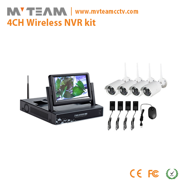 Kit telecamera 4CH Wireless con Built-in 7 "schermo LCD pollici (MVT-K04)