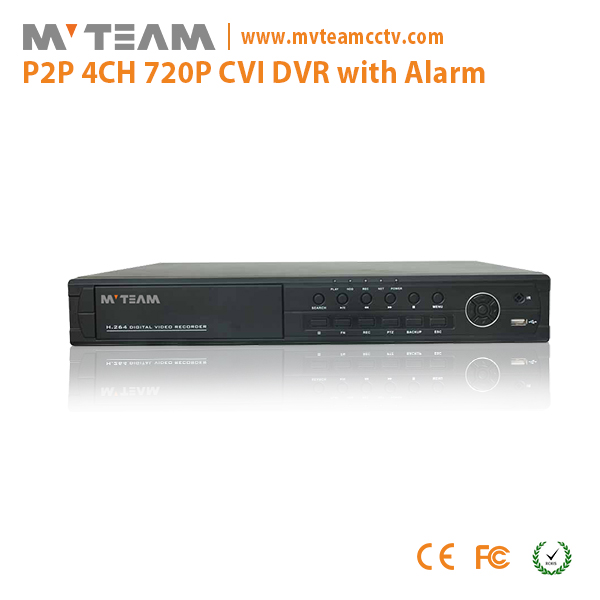 4ch 720P CVI DVR con audio e di allarme MVT CV6404H