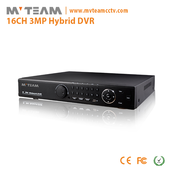 5-in-1 Hybrid DVR For Sale 3MP 2048 * 1536 16 Kanal HD DVR unterstützen 4pcs HDD(62B16H300)