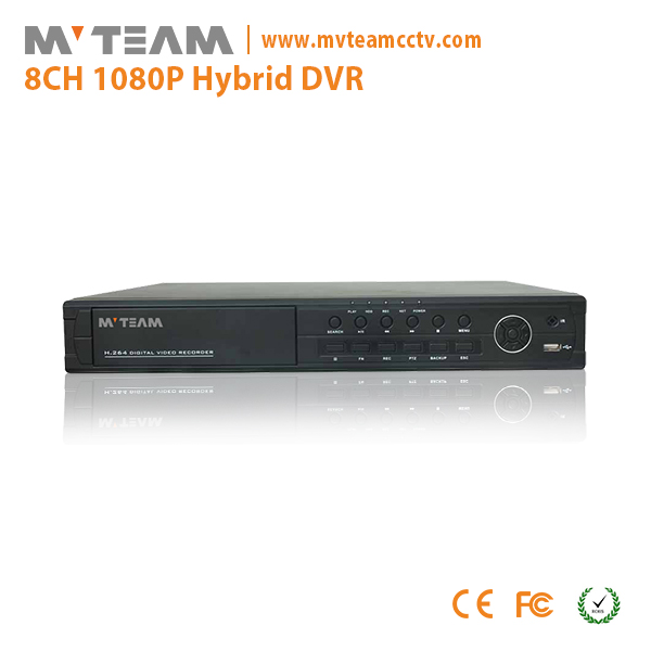 8-Kanal H.264 AHD CVI TVI Analog IP Recording P2P DVR 1080P (6408H80P)