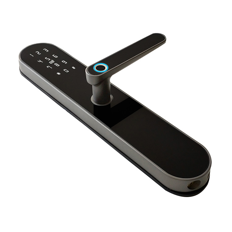 China Factory Price Fingerprint Smart Door Lock Digital M1 Card WiFi APP Bluetooth Smart Home Hotel WiFi Door Lock System