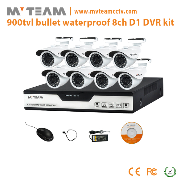 Komplett 8CH DVR Kit Großhandel MVT K08EH