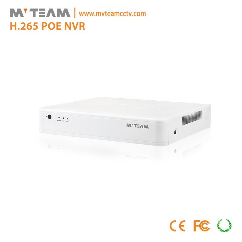 H.265 5MP POE NVR 4-Kanal-CCTV-Sicherheits-NVR-System mit integriertem POE
