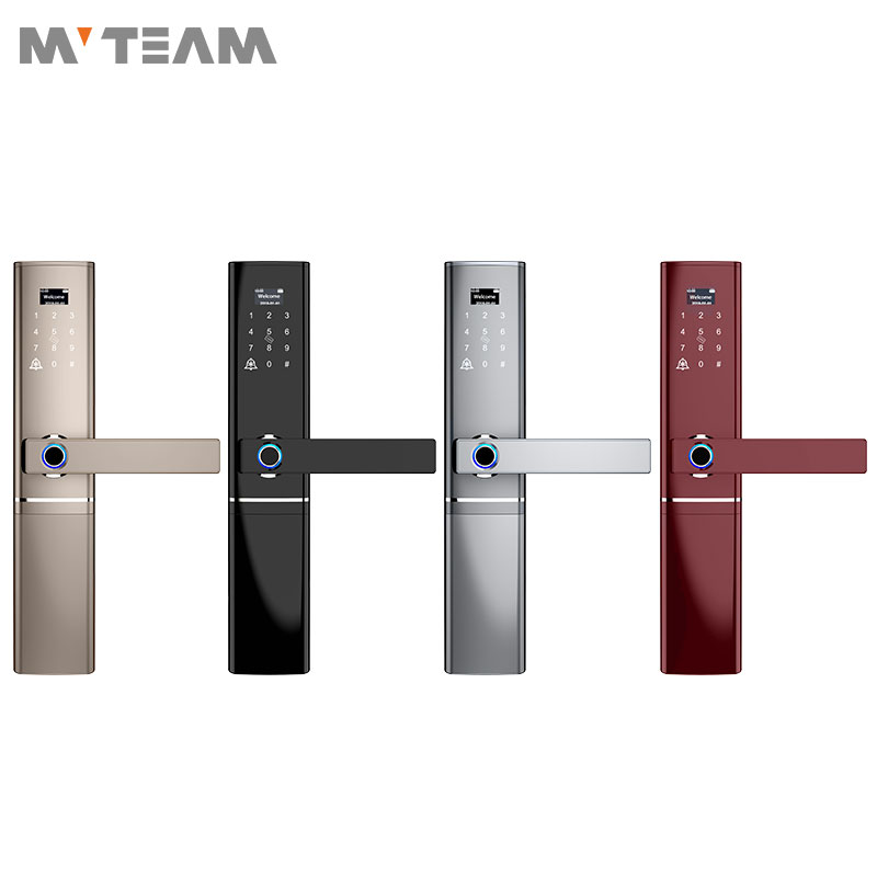 Serratura astuta dell'impronta digitale della serratura di porta della porta astuta della serratura astuta di alta sicurezza per la villa con la maniglia sinistra o destra facoltativa