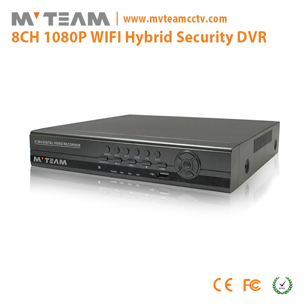 MVTEAM 2MP ahd-Kamera DVR, NVR, 8-Kanal CCTV DVR Hybrid-Videorekorder AH6208H80H