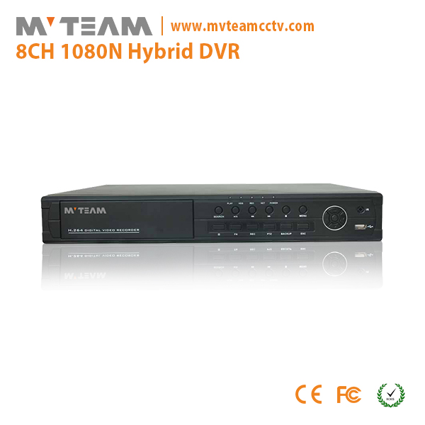 P2P التناظرية والمختلطة رقمي 8 قناة DVR مسجل فيديو الأمن (6408H80H)