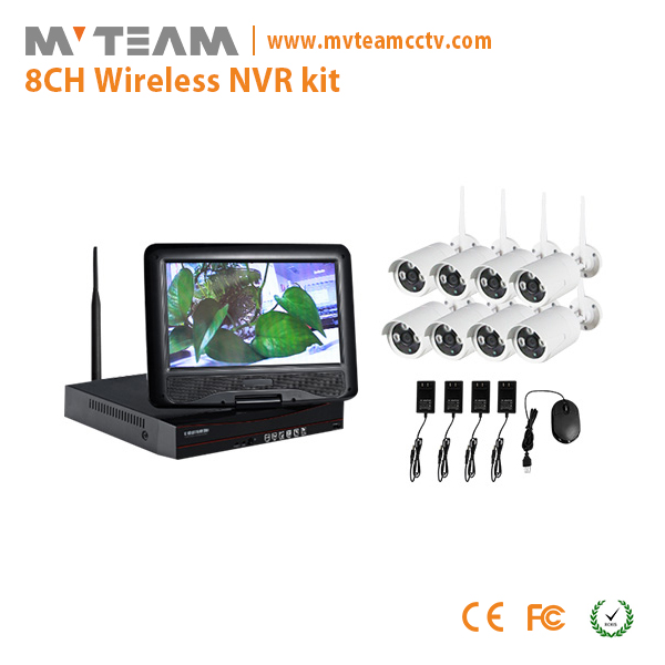 Plug and Play 8CH WIFI NVR Kit con CE, Rohs, FCC Certificati (MVT-K08)