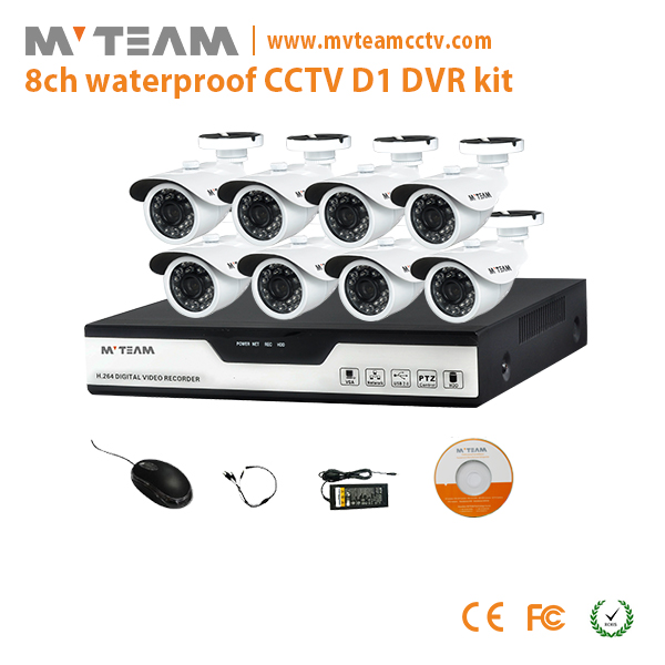Shenzhen 8ch DVR CCTV Kit MVT K08E