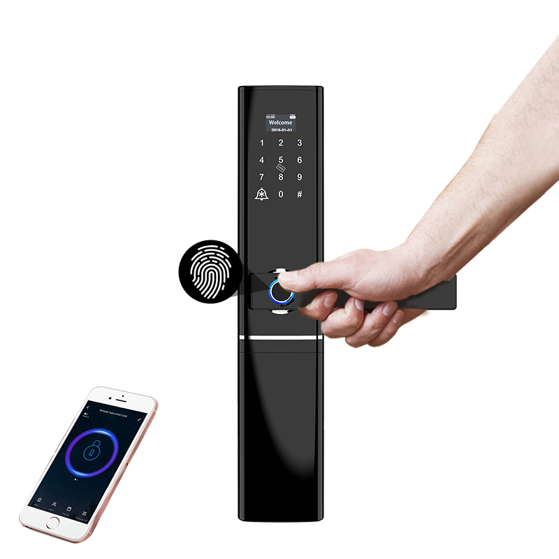 Tuya Smart Lock WiFi Telefonsteuerung Keyless APP Code Karte Fingerabdruck Smart Türschloss Für Zuhause, Büro, Hotel, Airbnb, Villa