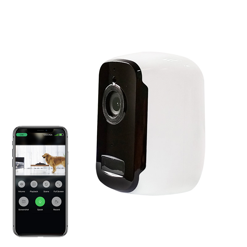 Drahtlose intelligente Batteriekamera Wasserdichte IP-Sicherheitsüberwachung im Freien Wiederaufladbare batteriebetriebene WiFi-Kamera