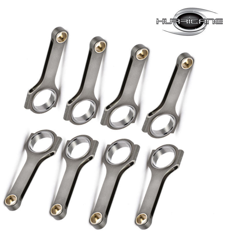 Set di canne BBC Chevy 454 in acciaio forgiato da 6,535 "da 8 pezzi