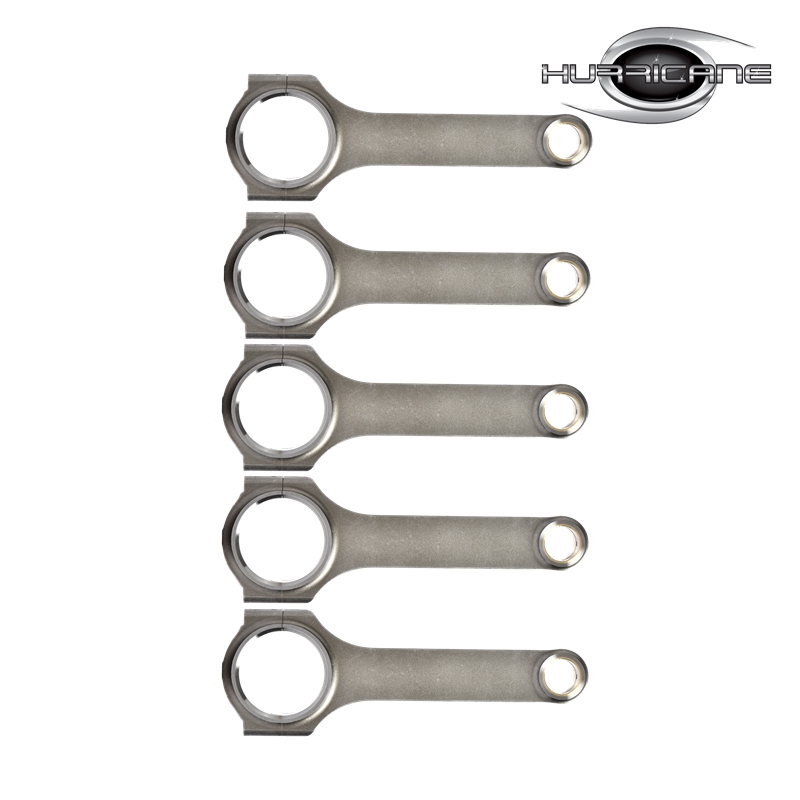 Set of 5, Volvo 850 C70 V70 S70 2.3L 2.5L B5234T 139.5mm H beam Connecting rods