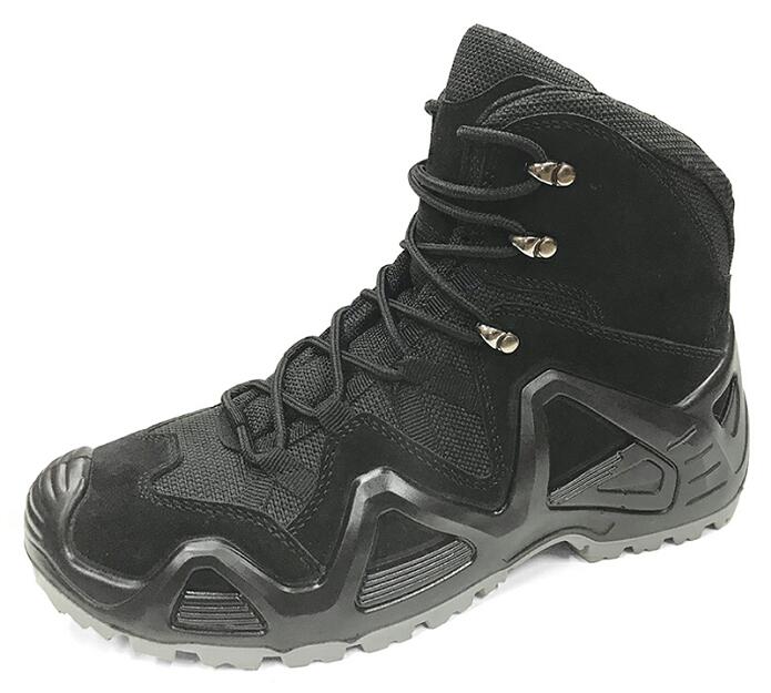 China ENS032 new style oil resistant anti slip suede leather safety boots for men manufacturer