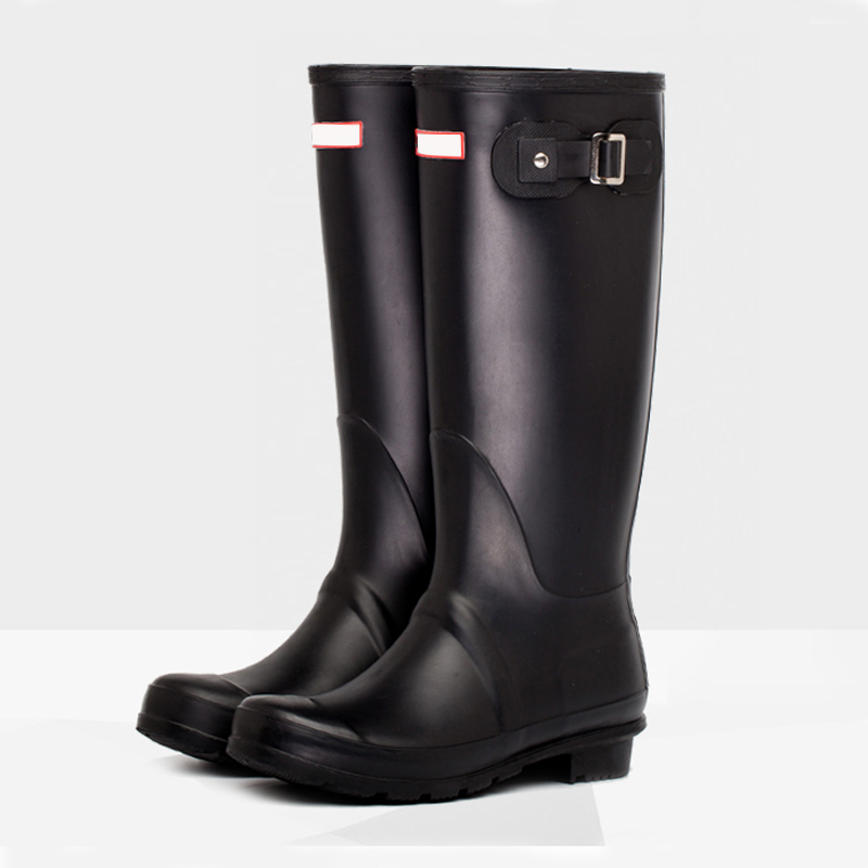 China HRB-B hunter style fashionable women rain boots manufacturer