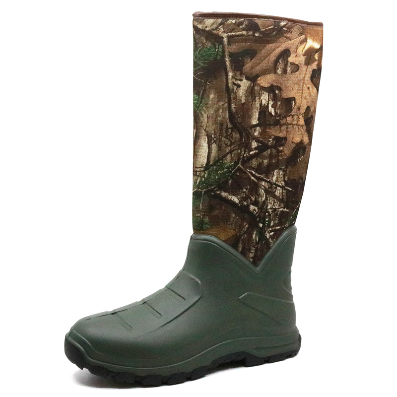 China PUB01 Waterproof oil acid resistant composite toe puncture proof PU safety rain boots manufacturer