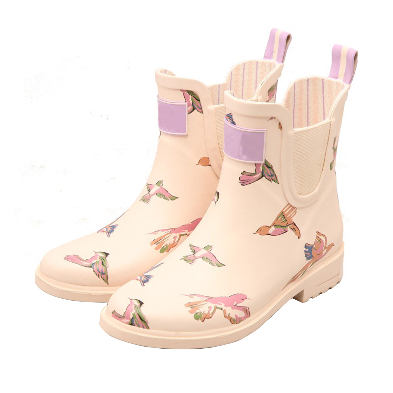 China RB-005 New style best rubber rain boots for women manufacturer
