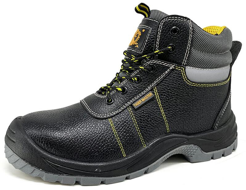 China SD3050 Black steel toe puncture proof construction site labor safety shoes for work manufacturer