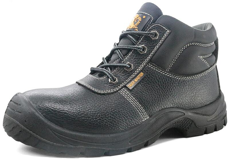 China TM009 Tiger master brand men steel toe leather safety shoes for work manufacturer