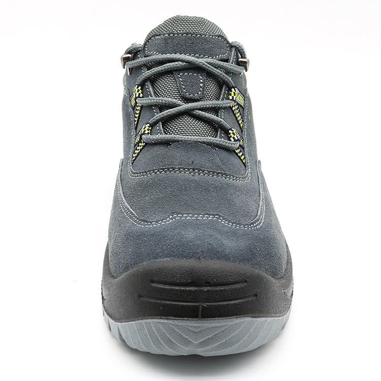 China TM2016 Anti slip suede leather steel toe prevent puncture sport type safety shoes manufacturer