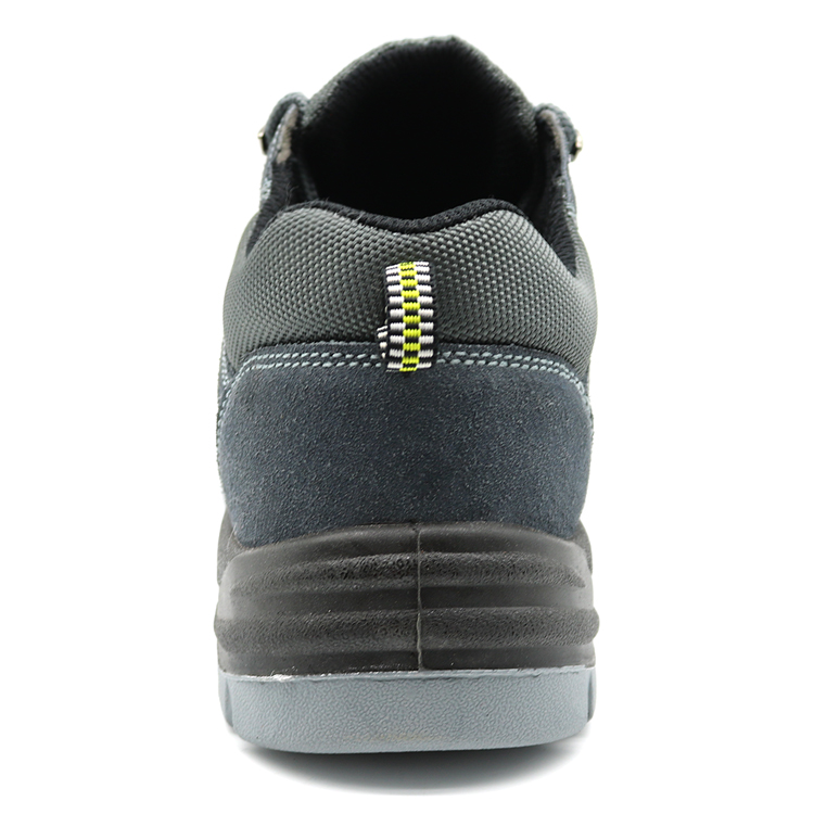China TM2016 Anti slip suede leather steel toe prevent puncture sport type safety shoes manufacturer