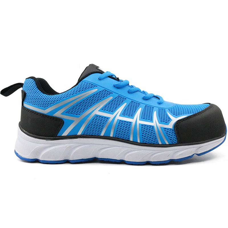 China TMC031 EVA and rubber sole lightweight sport type safety shoes composite toe manufacturer