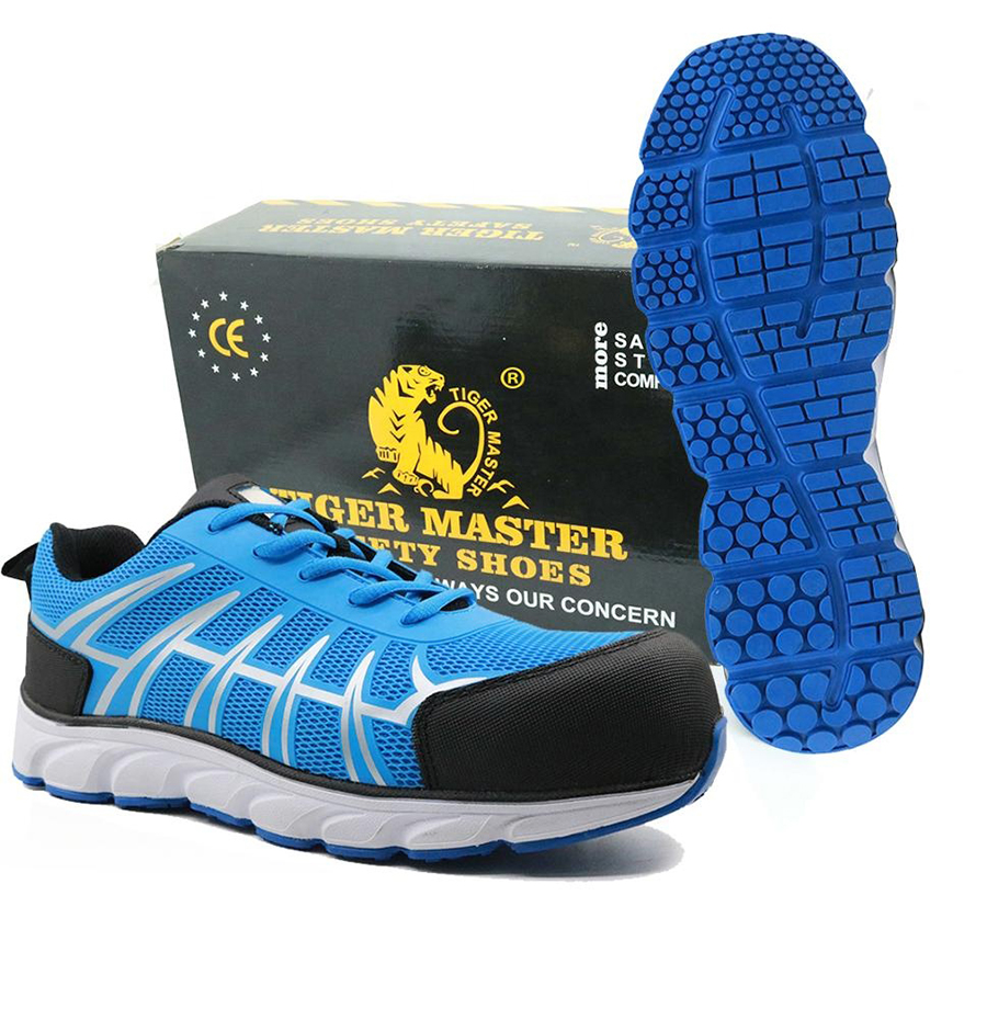 China TMC031 EVA and rubber sole lightweight sport type safety shoes composite toe manufacturer