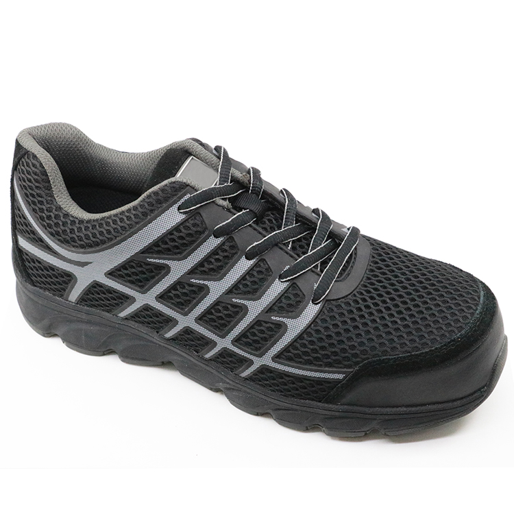 China TMC035 oil resistant lightweight composite toe metal free sport type safety shoes men manufacturer
