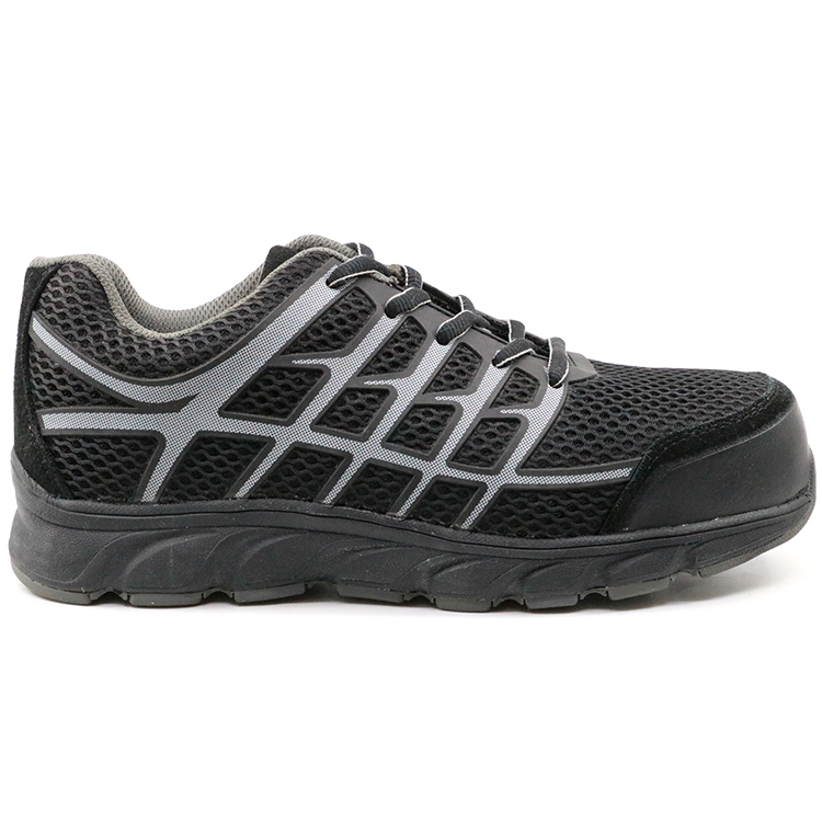 China TMC035 oil resistant lightweight composite toe metal free sport type safety shoes men manufacturer